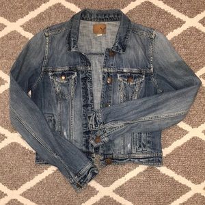 American Eagle Distressed Denim Jacket